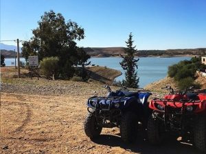randonnée en quad lac takerkoust